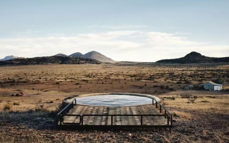 Above the Desert, Beside the Pool: The Ultimate Relaxation in Marfa