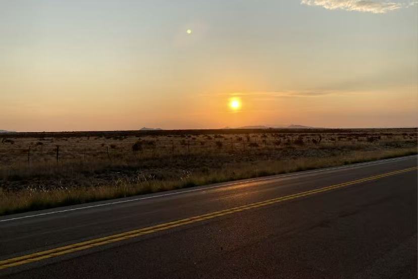 Stepping Into the Sunset Desert of West Texas
