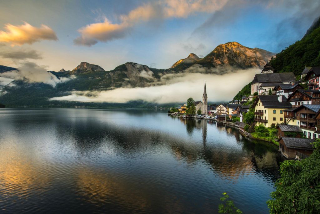 Hallstatt Village Sunrise, Austria