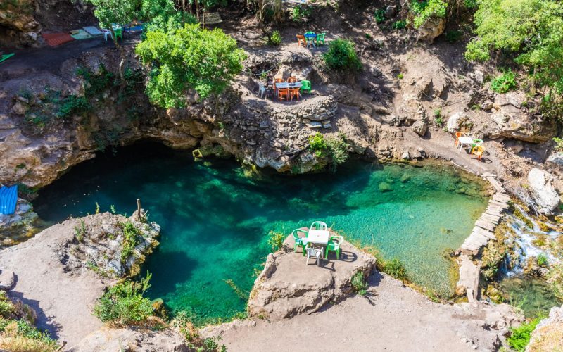 Akchour Waterfall Park in Morocco