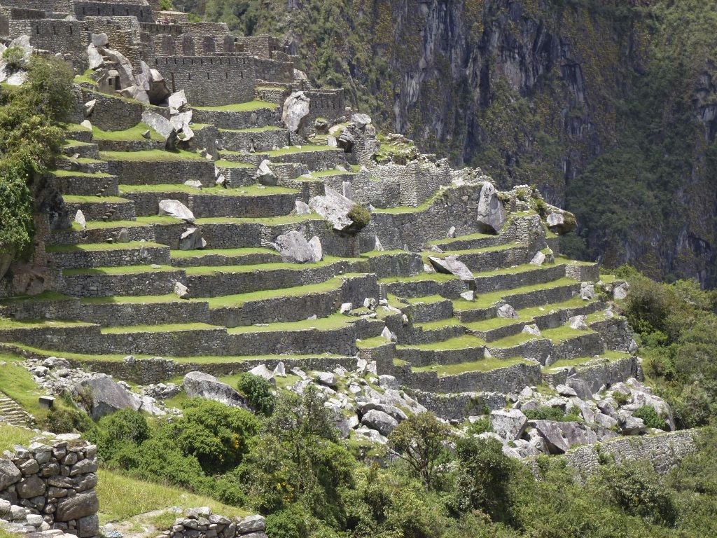 Lost City of the Inca's Machu Picchu Peru Stone Structures