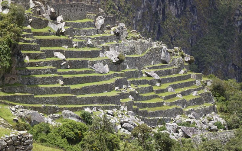 Lost City of the Inca's Machu Picchu Peru Stone Structures