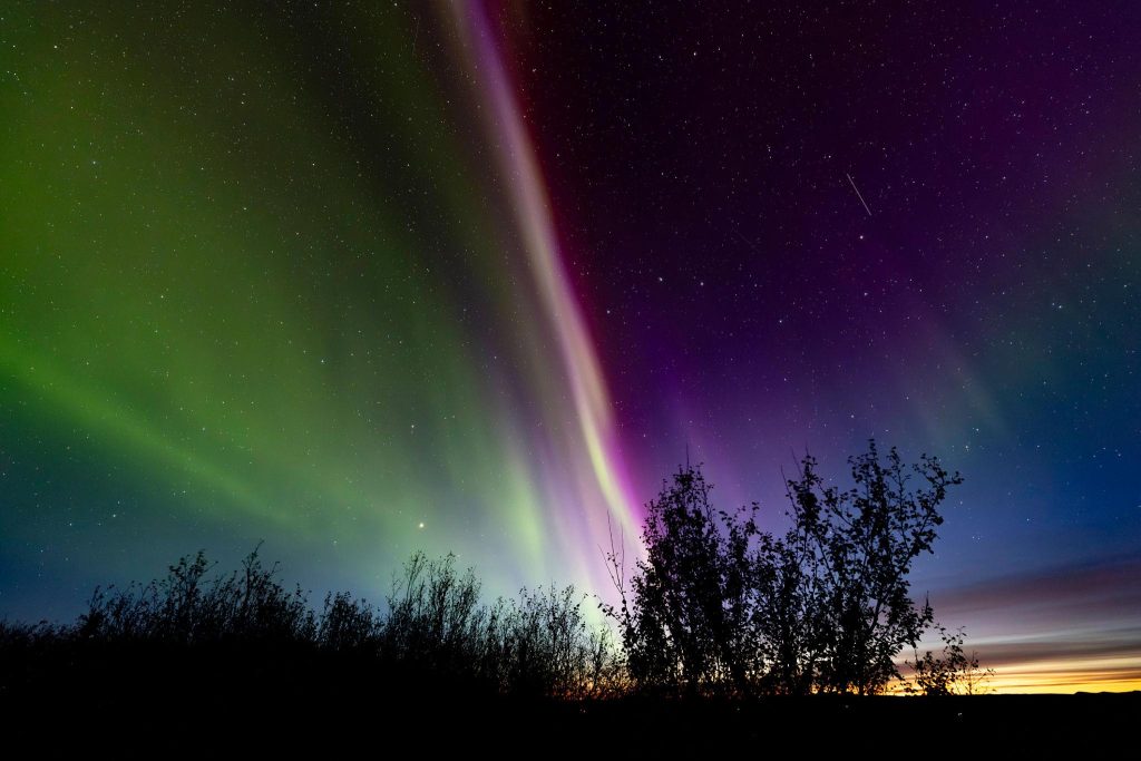The Northern Lights or Aurora Borealis