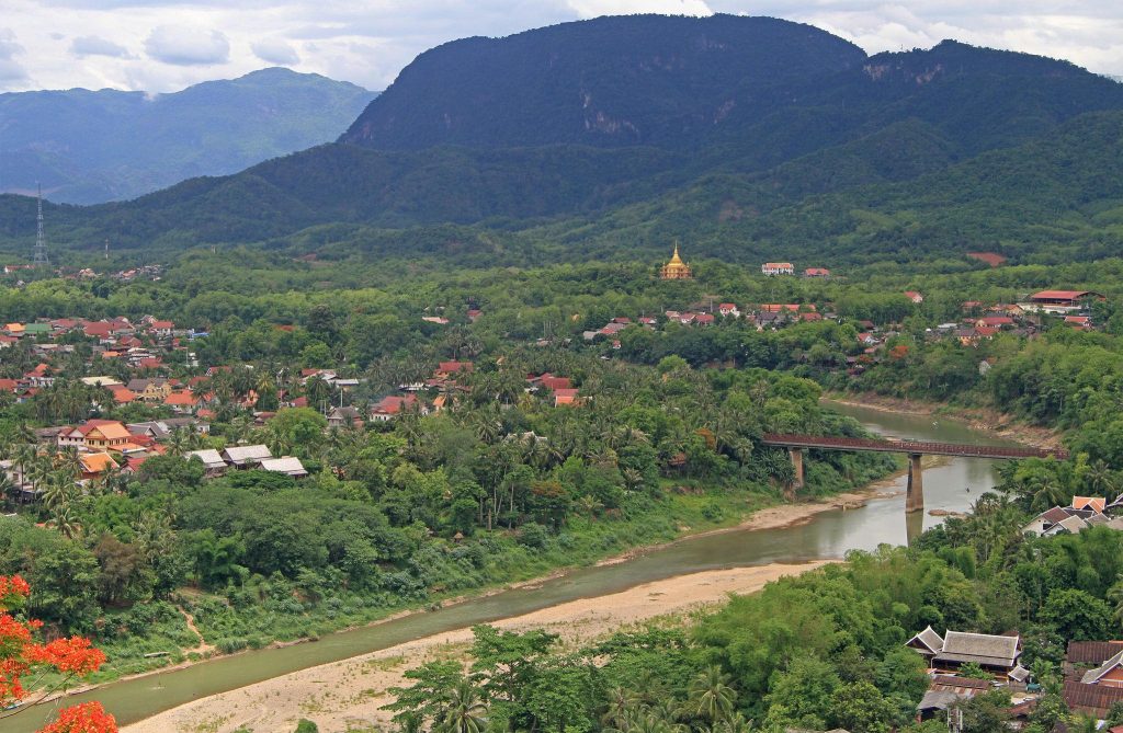 view of Luang Prabang from Phousi mountain
