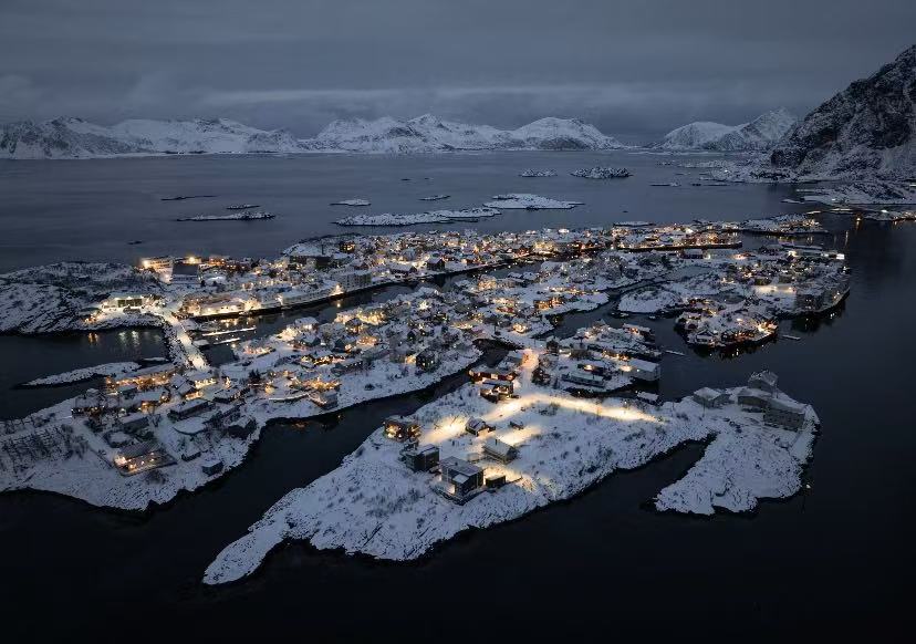 A Timeless Village Hidden in Frozen Fjords