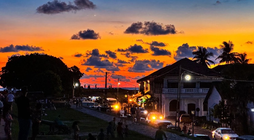 Sunset Hour at Galle Fort
